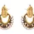 Gold gold_plated Pearl danglers-drops