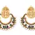 Gold gold_plated Pearl danglers-drops