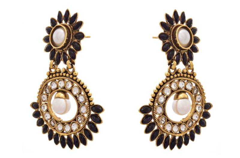 Angelic Awesome Gold Designer Earrings