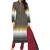 Black printed Cotton unstitched salwar with dupatta