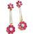 Pink Copper earrings