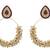 Gold gold_plated Pearl danglers-drops