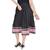 Rajasthani Ethnic Black Cotton Short Skirt