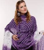 Cotton Bandhni Stole