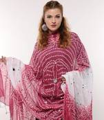 Amazing Pink Bandhej Dupatta