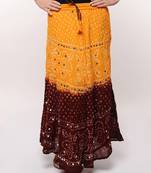 Amazing Cotton BAndhej Skirt