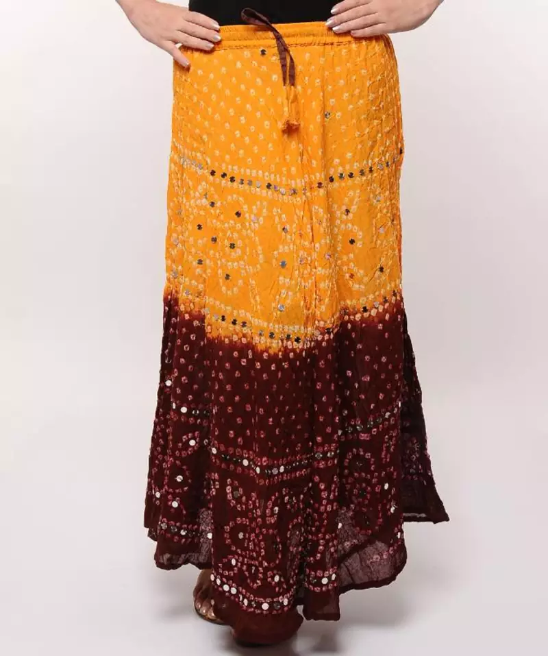 Amazing Cotton BAndhej Skirt