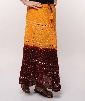 Amazing Cotton BAndhej Skirt 2