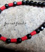 Black Red Tube Neckpiece