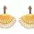 Immaculate Beauty Designer Gold Plated Earrings with Victorian Diamonds - JFL