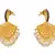 Immaculate Beauty Designer Gold Plated Earrings with Victorian Diamonds - JFL