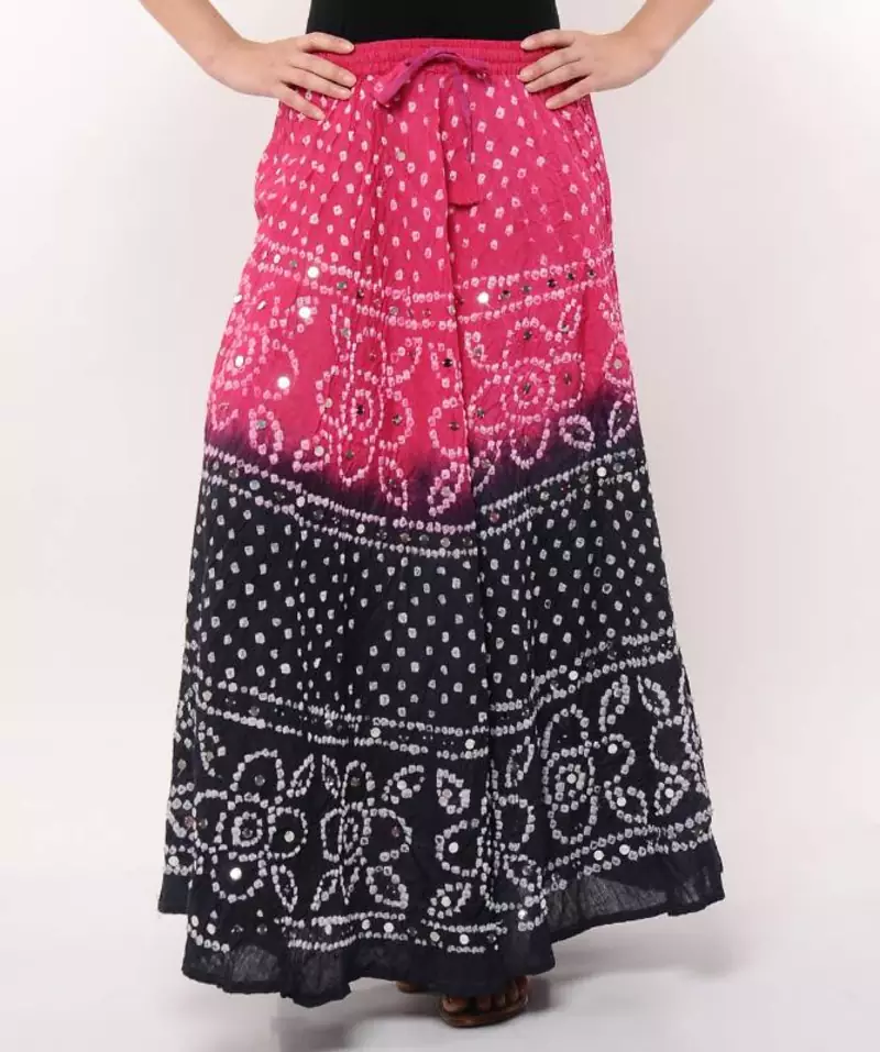 Amazing Cotton Bandhej Skirt