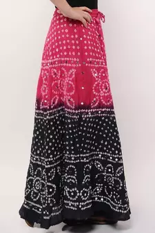 Amazing Cotton Bandhej Skirt