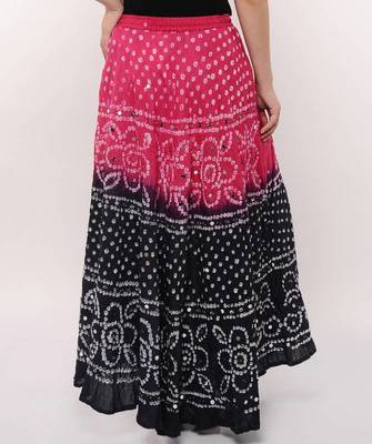 Amazing Cotton Bandhej Skirt 3