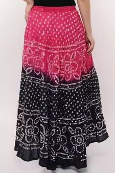 Amazing Cotton Bandhej Skirt