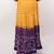 Yellow Purple Cotton Bandhej Skirt
