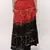 Stunning Red Black Bandhej Skirt