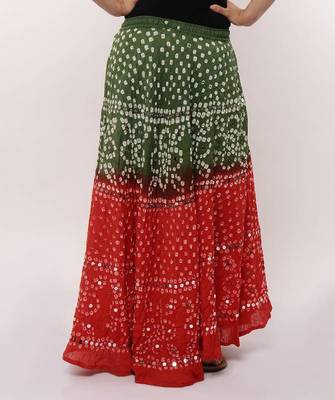 Ethnic Cotton Bandhej Skirt 3