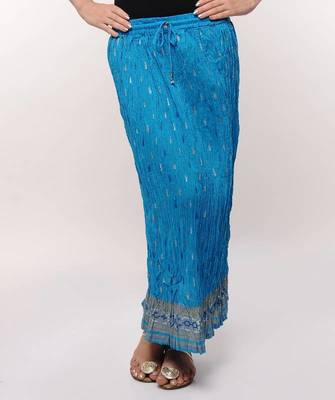 Blue Cotton Skirt 1
