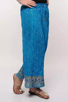 Blue Cotton Skirt