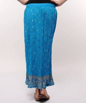 Blue Cotton Skirt 3
