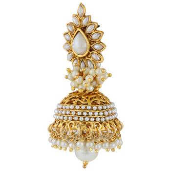 Ethnic Indian Bollywood Fashion Jewelry Set Jhumki Earring 2