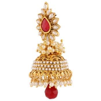 Ethnic Indian Bollywood Fashion Jewelry Set Jhumki Earrings 2