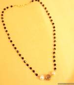 Antique Carved Bead Pearl Mangalsutra