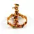 4.2Micro Gold Platted Skrew System Polky Stone Bangles