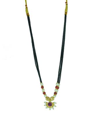Womens Trends Combo Pack Of Two Traditional, Ethnic And Antique Gold Plated Mangalsutra And Earrings Set 2