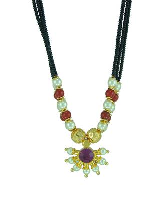 Womens Trends Combo Pack Of Two Traditional, Ethnic And Antique Gold Plated Mangalsutra And Earrings Set 3