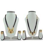Womens Trends Combo Pack Of Two Traditional, Ethnic And Antique Gold Plated Mangalsutra And Earrings Set