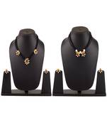 Womens Trends Combo Pack Of Two Traditional, Ethnic And Antique Gold Plated Mangalsutra And Earrings Set
