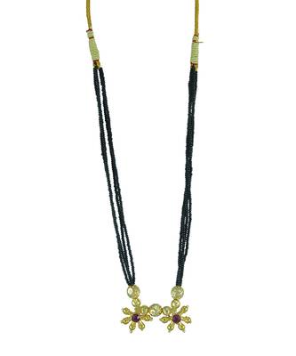 Womens Trends Combo Pack Of Two Traditional, Ethnic And Antique Gold Plated Mangalsutra And Earrings Set 2