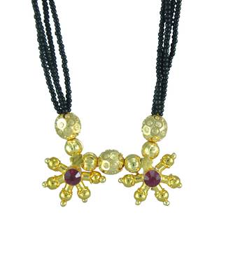 Womens Trends Combo Pack Of Two Traditional, Ethnic And Antique Gold Plated Mangalsutra And Earrings Set 3
