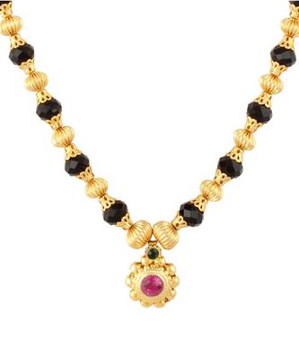 Womens Trends Combo Pack Of Two Traditional, Ethnic And Antique Gold Plated Necklace & Mangalsutra And Earrings Set 3