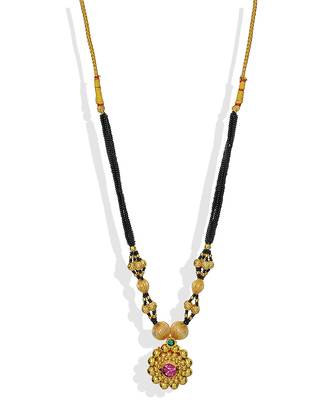 Womens Trends Combo Pack Of Two Traditional, Ethnic And Antique Gold Plated Necklace & Mangalsutra And Earrings Set 4