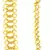 Italian Gold Plated Purple Dangling Earring for Women