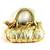 fancy hand bag golden color 
