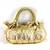 fancy hand bag golden color 