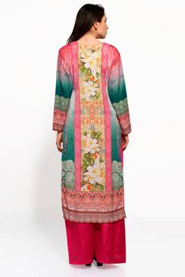 multicolor crepe printed kurti 3