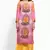 Pink crepe digital print kurti
