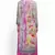 Sky blue and pink crepe printed kurti