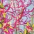 Sky blue and pink crepe printed kurti