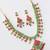 Beautiful Ruby Emrald Stone Studded Necklace Set