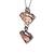 Dashing Double Superman Pendant With Chain