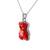 Cute Teddy Bear Pendant With Chain