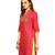 Coral Embroidery Polyester Chiffon Kurtis