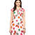 Off White & Maroon Printed Cotton Kurtis