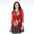 Red Printed cotton Kurtis